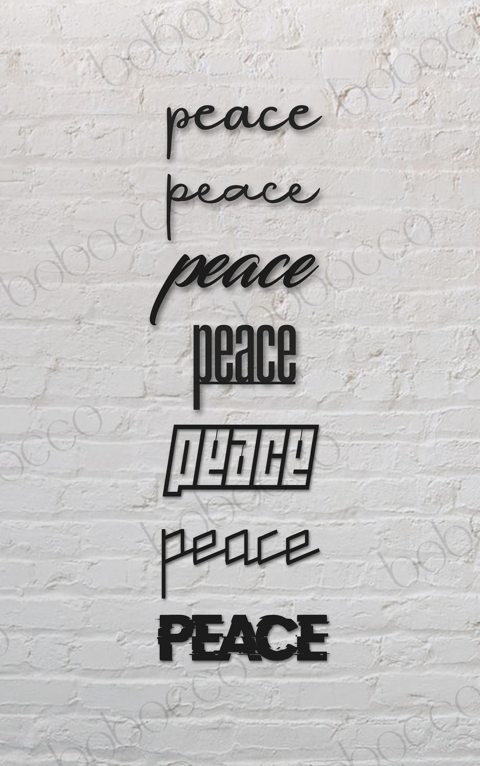 Metal Peace Sign, Peace Sign, Peace Wall Hanging, Peace Wall Decor