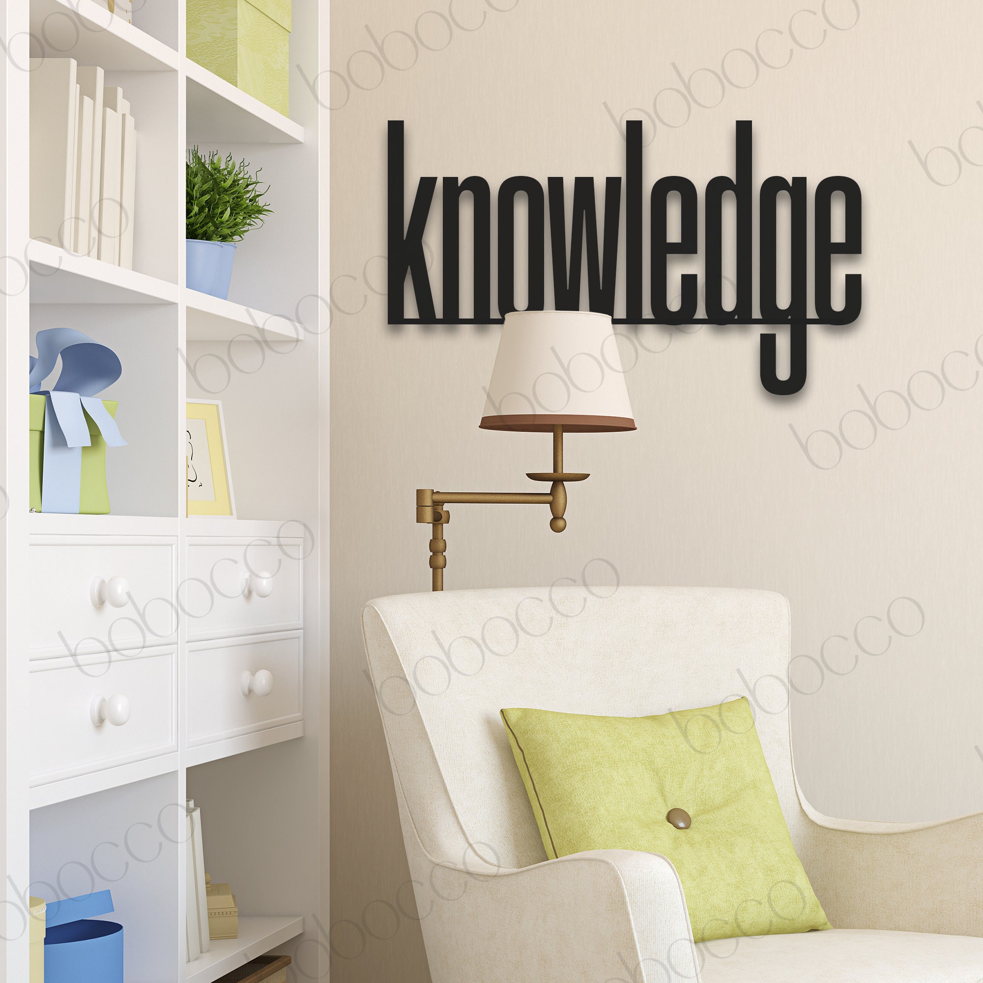 Metal Knowledge Sign Decorative Sign Knowledge Wall Hanging - Etsy