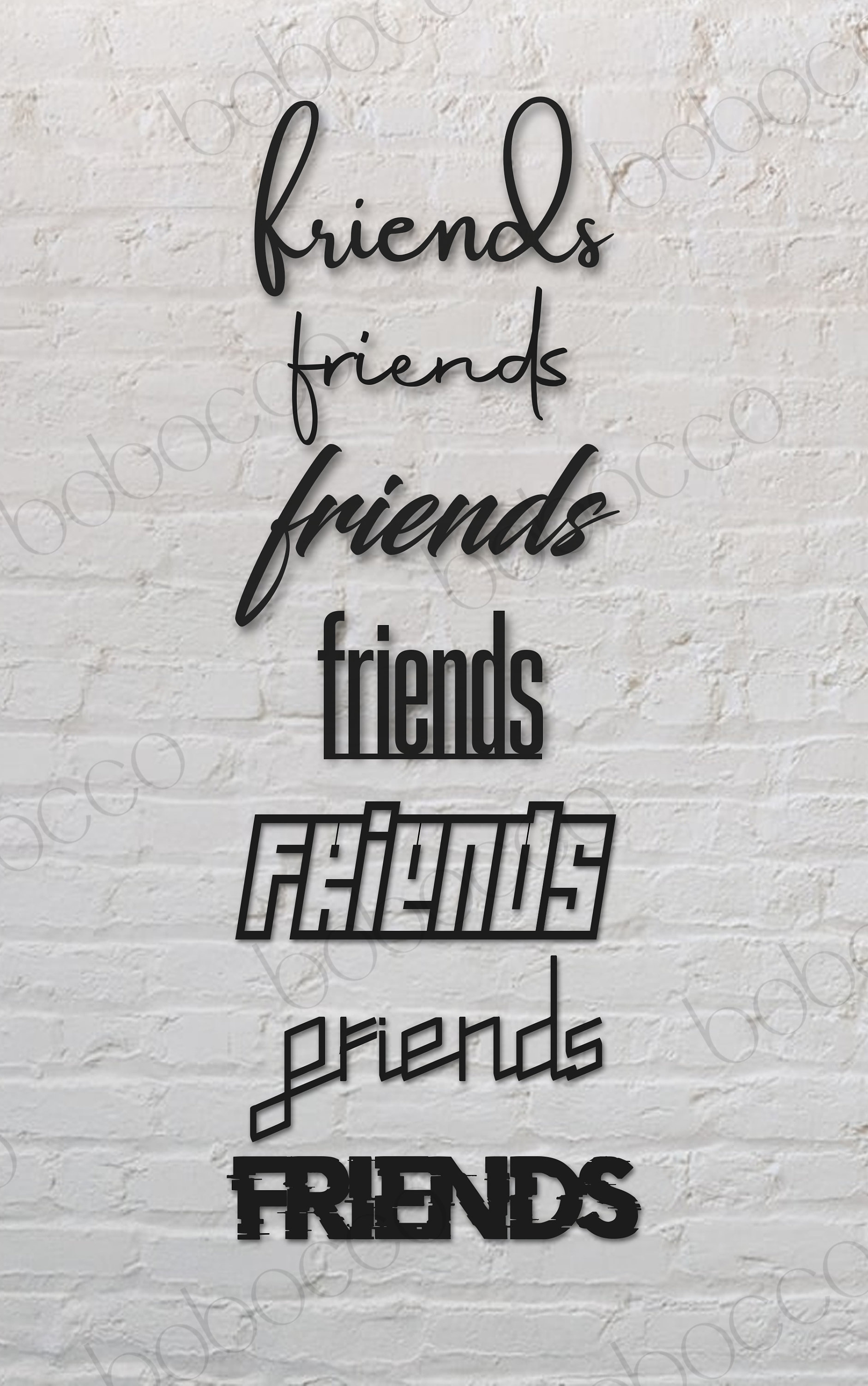 Metal Friends Sign, Friends Sign, Friends Wall Decor, Friends Home Decor, Home Decor, Wall Decor