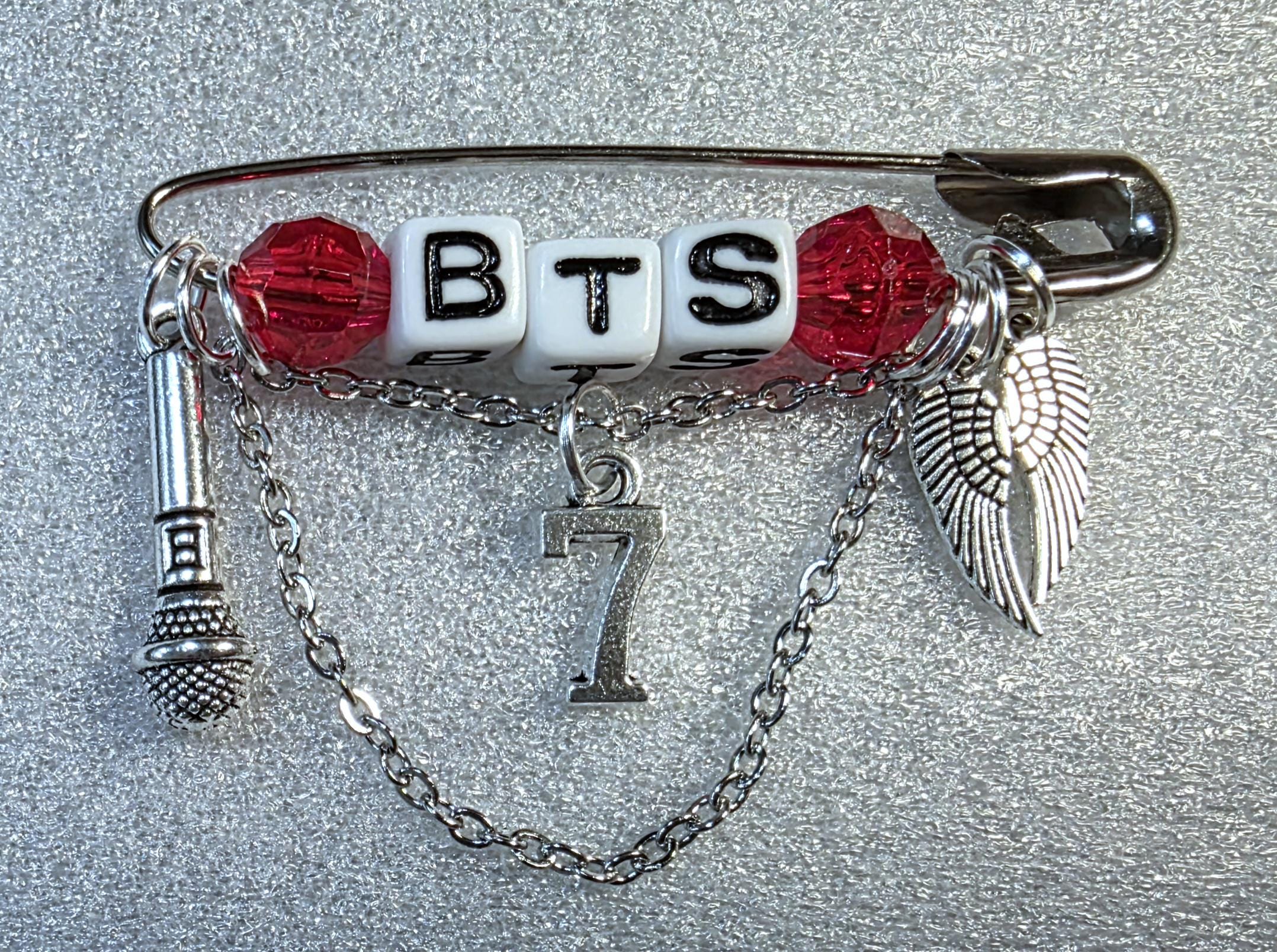 BTS Safety Pin - Etsy