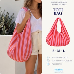 Bag Sewing Pattern | Women's Bag Pattern | Zipper Bag Pattern | Adjustable Strap Bag | Crossbody Bag Pattern | PDF