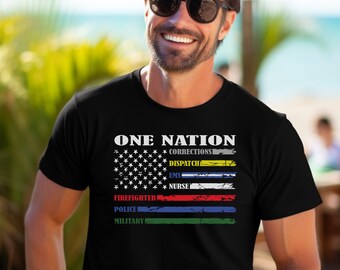 EMS-tröja, sjukskötersketröja, EMS-t-shirt, present till EMS, militärtröja, kriminalvårdströja, polis-t-shirt, brandmanströja, dispatch-tröja EMS-present