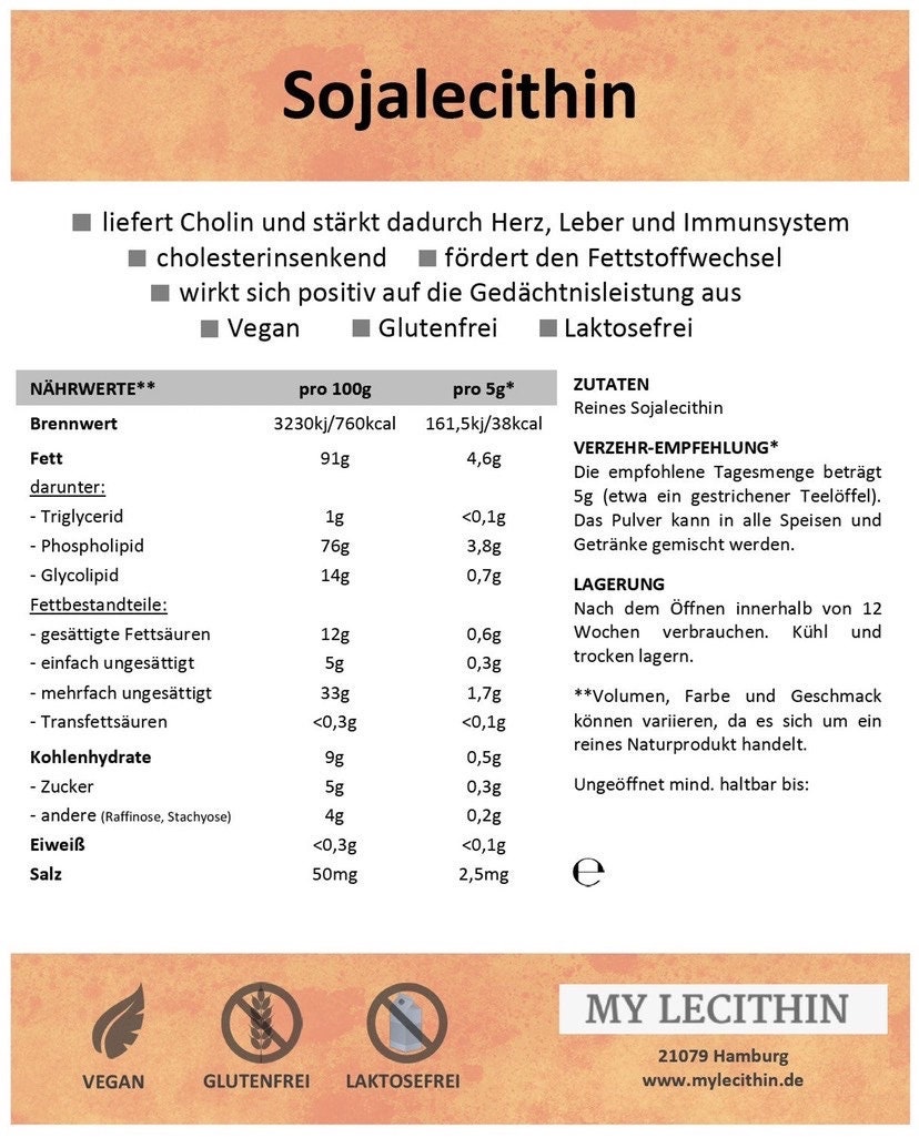 Soy Lecithin Granules / E322 / Pure Lecithin / Emulsifier / Etsy