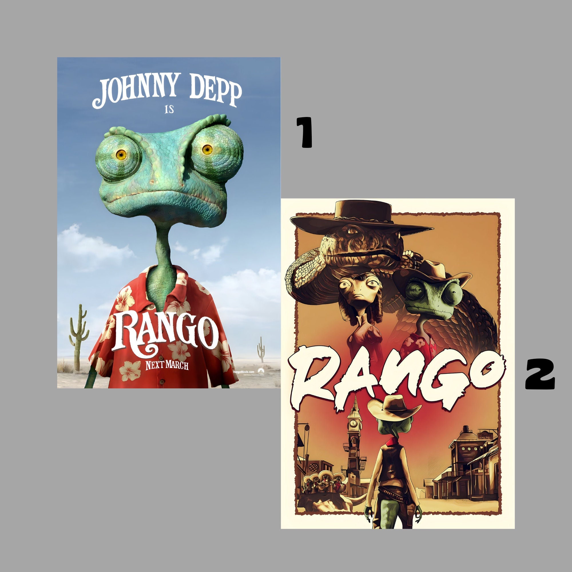 Rango Movie Poster - Etsy Rango Movie Poster - Etsy