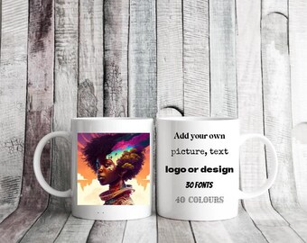 11oz Personalized Mug, Customized Mug, Custom Mug, Custom Cups, Personalized Cup