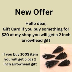 5–5.5 Inch Black Obsidian Arrowhead – Hand Knapped Stone Blade, Healing Crystal, Spiritual Chakra image 10