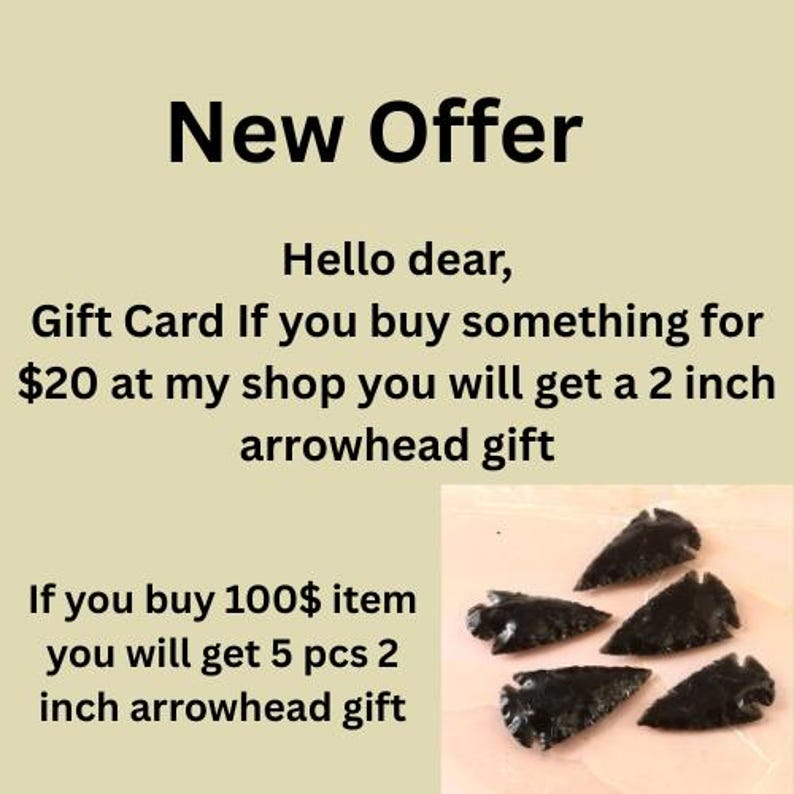 5–5.5 Inch Black Obsidian Arrowhead – Hand Knapped Stone Blade, Healing Crystal, Spiritual Chakra image 10
