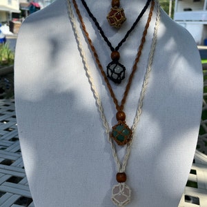 Adjustable Macrame Necklace