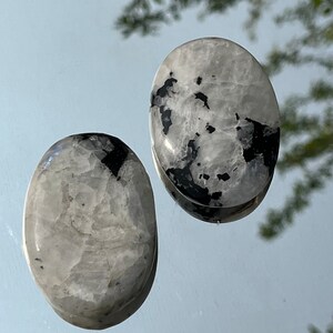 Rainbow Moonstone Crystal Palmstones
