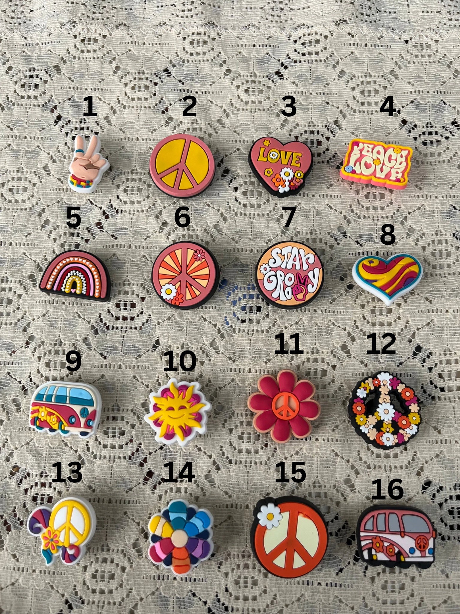 Hippie croc hotsell charms