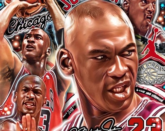 MICHAEL JORDAN PORTRAIT