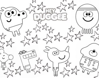 Hey Duggee Coloring Pages Printable