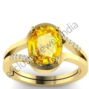 Natural Citrine Women&#39;s Ring, 925 sterling Silver Gold Plated, Promise Ring, Oval Cut Ring, November Birthstone Ring, Wedding Gift For her