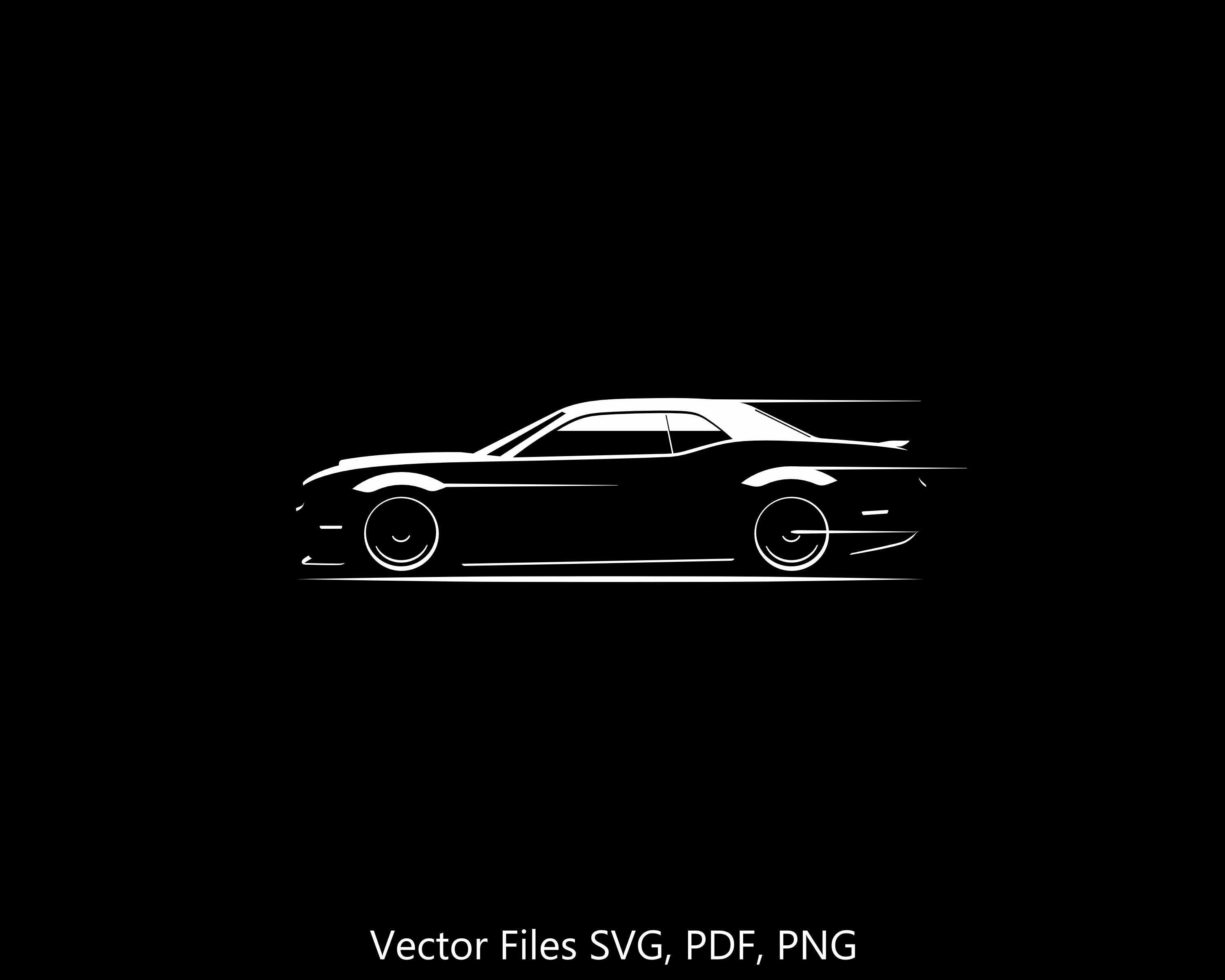 Dodge challenger drawing - Etsy 日本