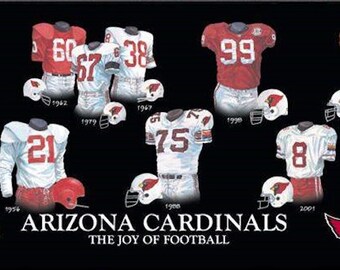 arizona cardinals uniforms history