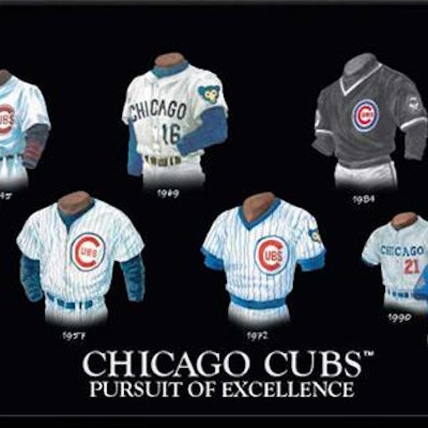 Chicago Cubs Uniform Etsy