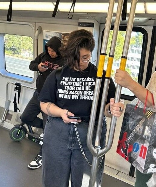 I'm Fat Bacon Grease T-shirt Cursed Y2k Shirts that go hard Gen Z Meme Trashy Iconic Street Style Realistic Weirdcore Twitter T shirts Funny