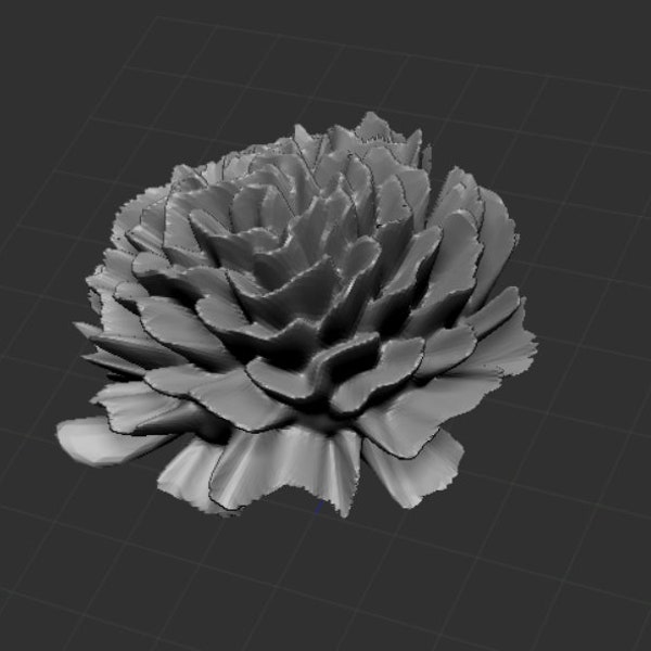 3D model : flower