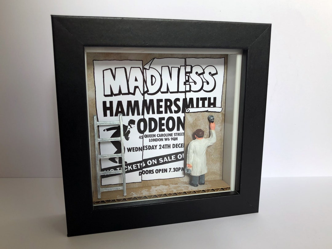 Madness Live in Concert 1980 Poster Figurine Painter Miniature Etsy