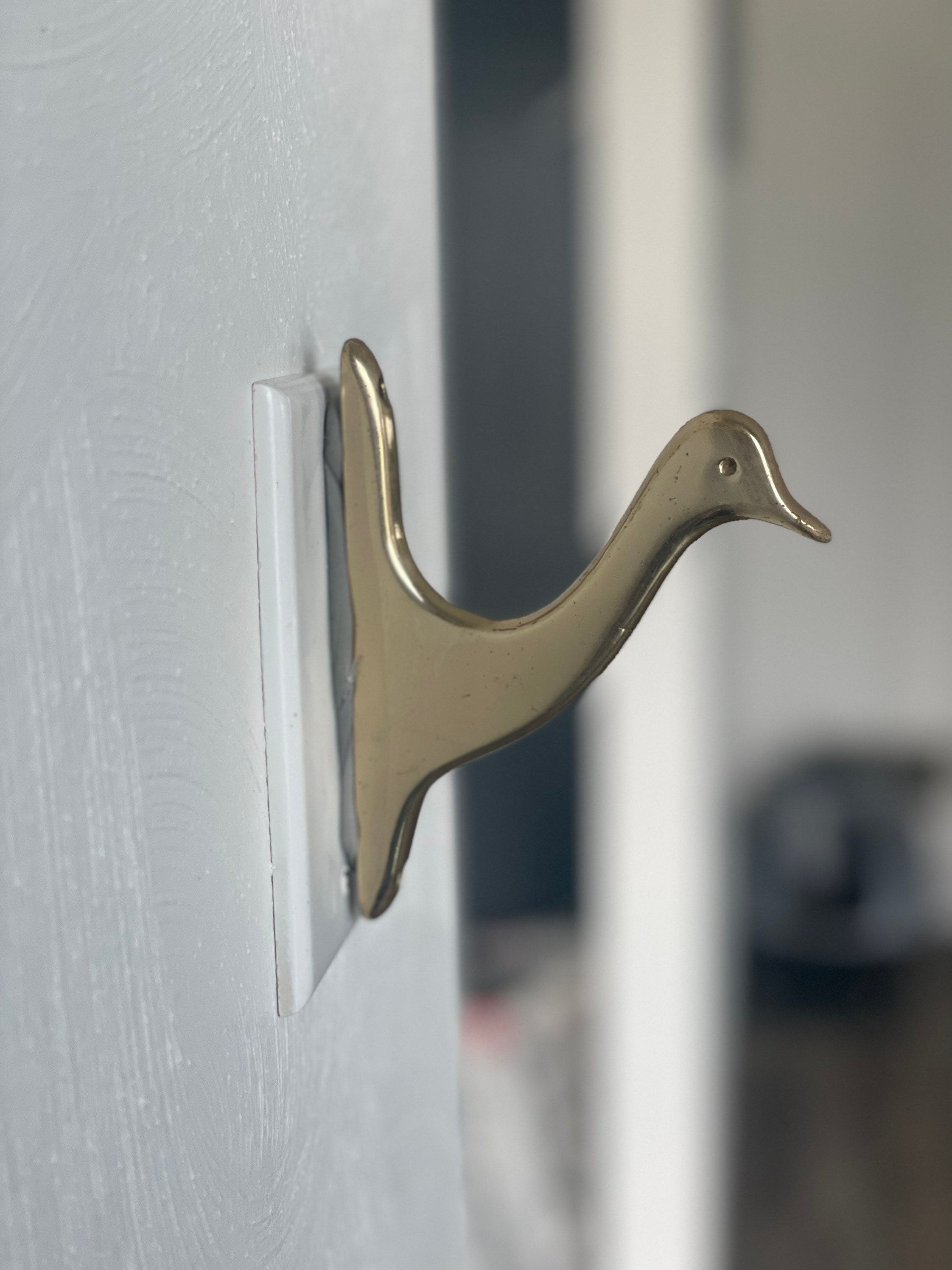 Brass Wall Hook - Swimming Duck – Bowerbird
