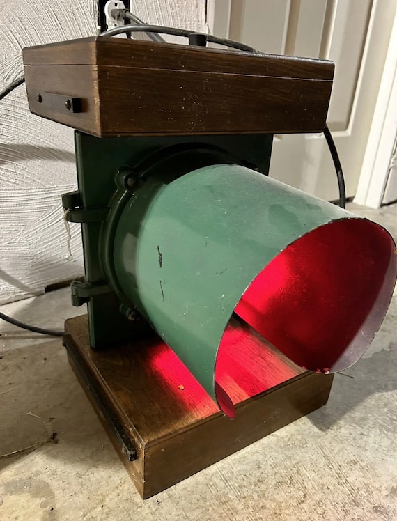 Antique Vintage Econolite Traffic Signal Stop Light 6… - Gem