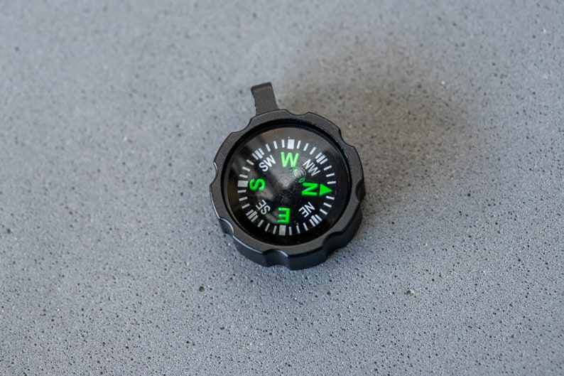 Mini9 Compass Mini Deluxe Aluminum Survival Compass - Etsy