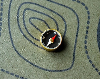 Micro Durable Brass Survival Compass