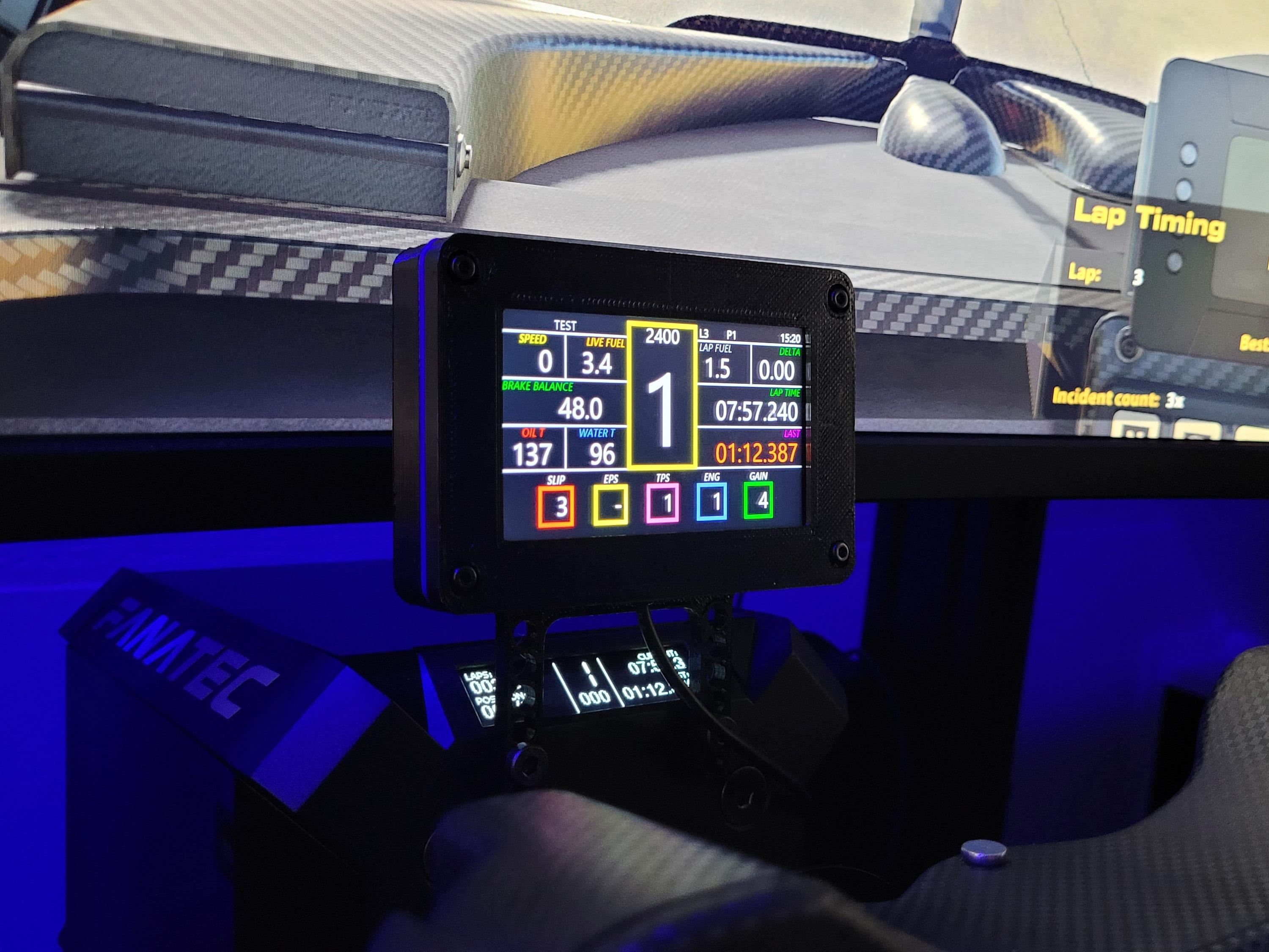 SSG Display Dashboard For Sim Racing Rig SimSportGadget, 57% OFF