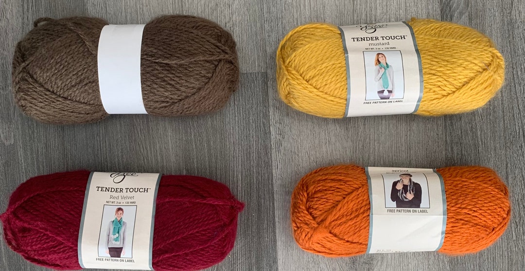 1 Skein 2 Skeins Available Yarn Bee Tender Touch Yarn Suede,3oz/85g