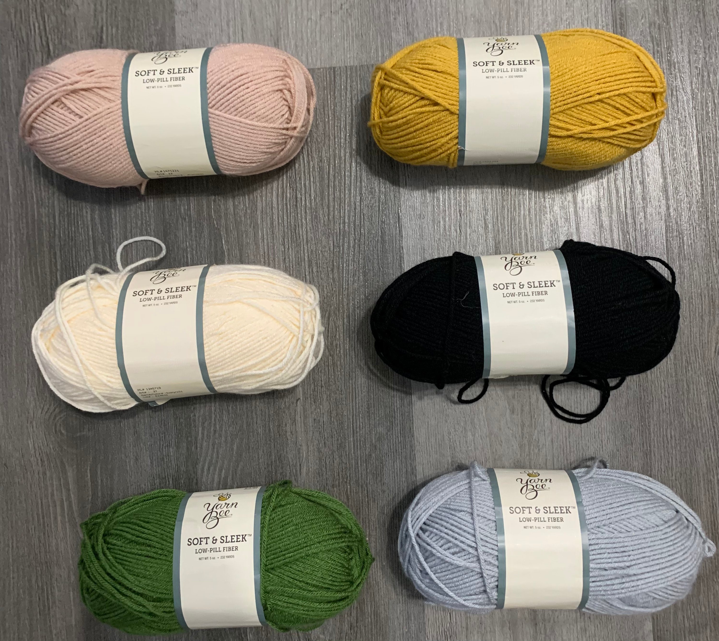 I was lured into using this Soft and Sleek “low-pill” yarn by YarnBee