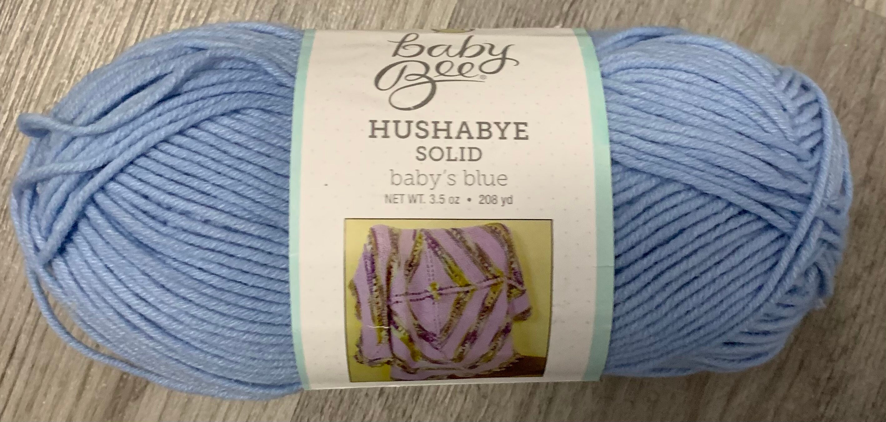 1 Skein 4 Skeins Available in 2 Colors Baby Bee Hushabye Solid Yarn, 3