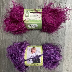1 Skein (5 Skeins Available in 2 Colors) Yarn Bee Haute Fur Yarn,3.5oz/100g,93y/85m,6 Super Bulky