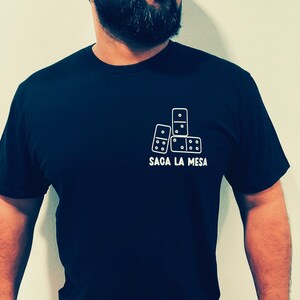Capi King, Saca la mesa (bring out the table!) domino player shirt, Dominoes Shirt, Dominoes Lover gift