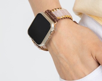 Handmade Boho Bead Chakra Energy Apple Watch and Smartwatch  display picture 2