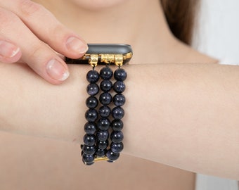 Watch band,Watch Band Women,Apple Watch Band,Bohemian Beaded Bracelet,Watch Bands and Straps,Apple watch band women iWatch Strap,Boho Watch