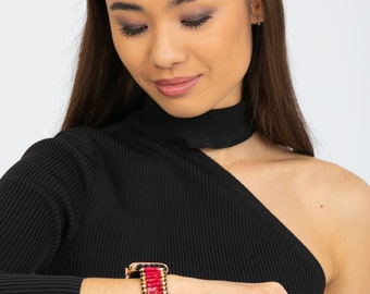 Boho kralen armband voor Apple Watch Band 38/40/41/42/44/45/49mm, handgemaakte Chakra Energy natuurlijke band voor iWatch Series 8 7 6 5 4 3 2 1