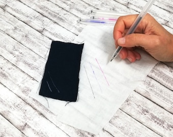 Pen for fabric, Heat erasable fabric markers, erasable pen for quilting, embroidery and crafts, Thermo Heat Steam Sensitive