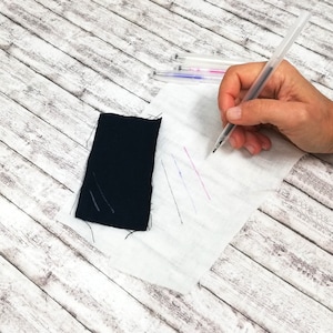 Pen for fabric, Heat erasable fabric markers, erasable pen for quilting, embroidery and crafts, Thermo Heat Steam Sensitive