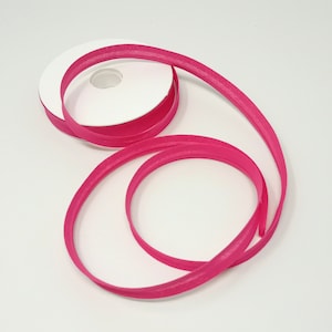 Sbieco di cotone - H 14 mm - colore ROSA