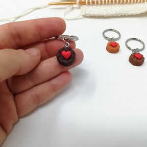 Handcrafted Stitch Markers for Knitters and Crocheters - Set of 3