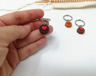 Handcrafted Stitch Markers for Knitters and Crocheters - Set of 3