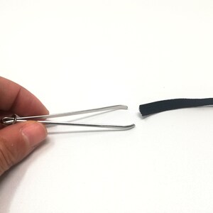 Elastic threader, Elastic band Clamp, Self-locking tweezer