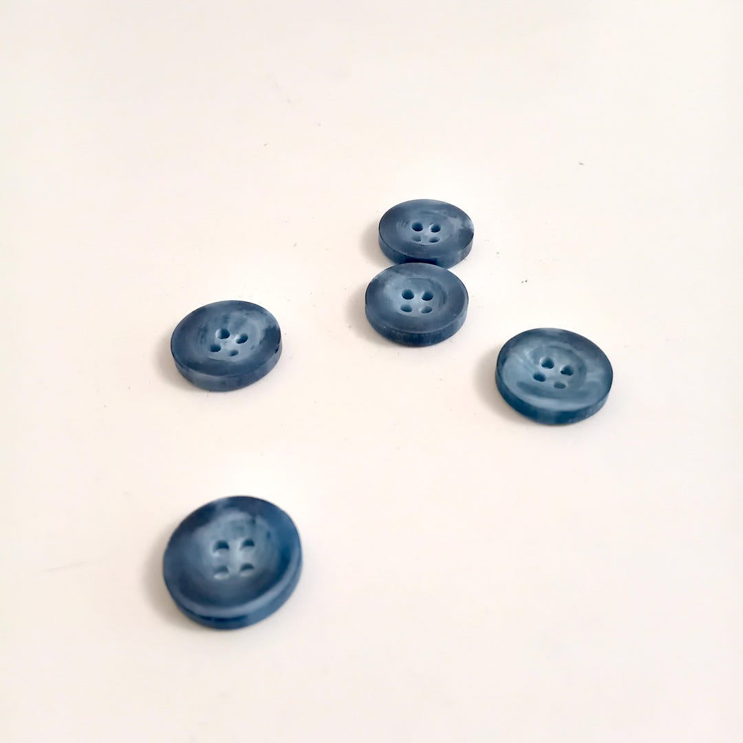 Round Button, Tiny Button 18 Mm, Decorative Button - Pack of 5 Buttons ...