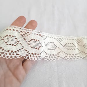 Passamaneria vintage, trine vintage, decorazioni shabby chic, lunghezza 110 cm