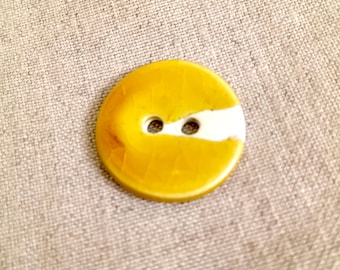 Ceramic button, large button 28  mm, for Knitting, Sewing and crafting projects