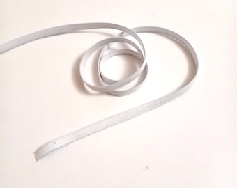 Weißes Gummiband in Wunschlänge