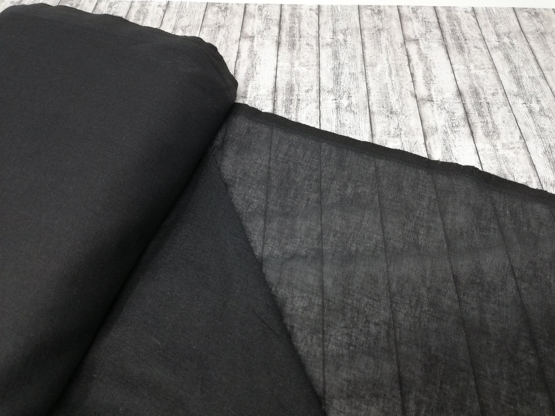 Fusible Fabric Stabilizer, Fusible Interfacing Black, Permanent