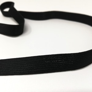Elastico piatto 15mm, nero
