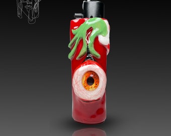 Handmade lighter case, Christmas ornament, Christmas gift