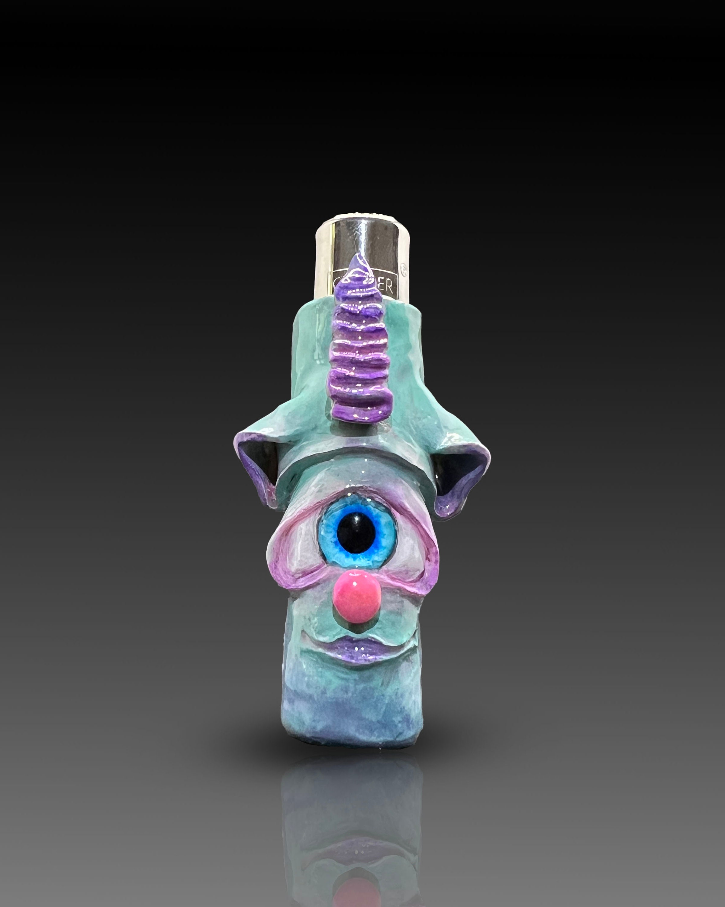 Cute Creepy Unicorn Clipper Lighter Case Unique Funny Gift Etsy